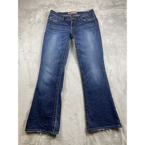 BKE Sabrina Jeans Womens 28X31.5 Blue Denim Bootcut Stretch Low Rise (32x30.5)